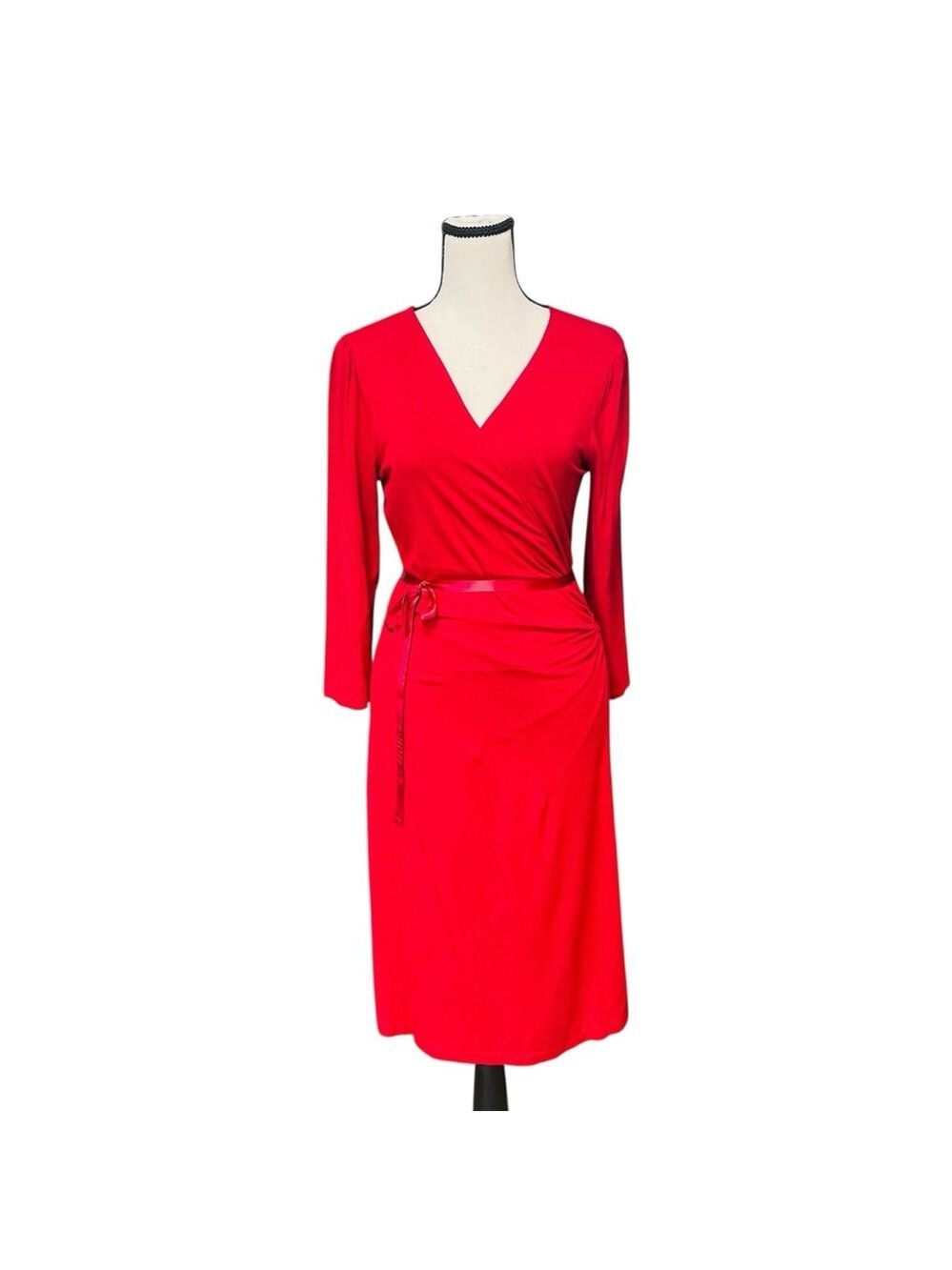 Express  Red Wrap Dress